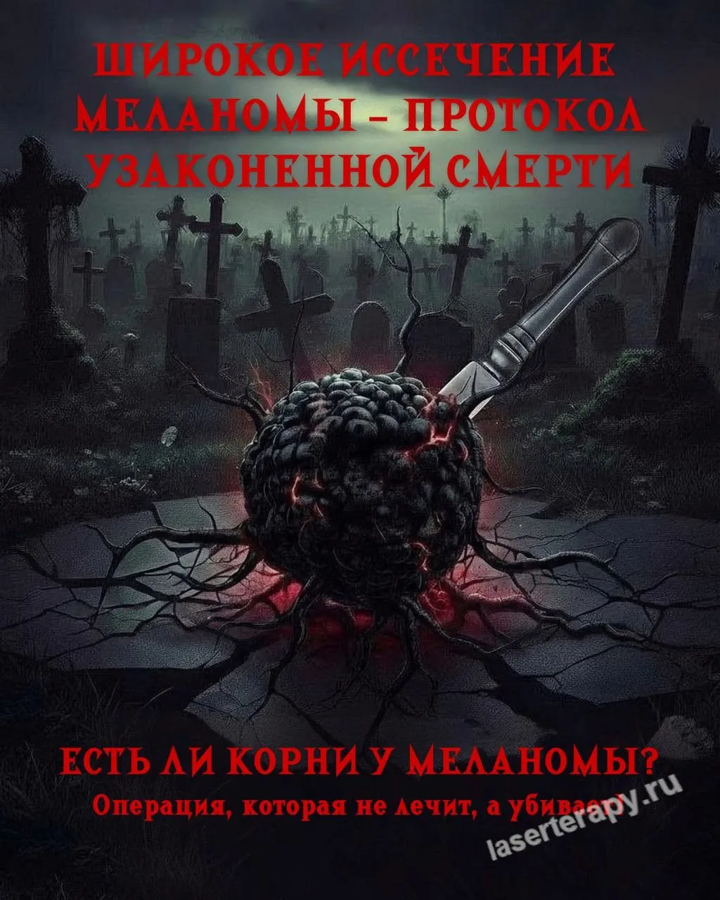 Широкое иссечение меланомы - протокол узаконенной смерти.Часть первая