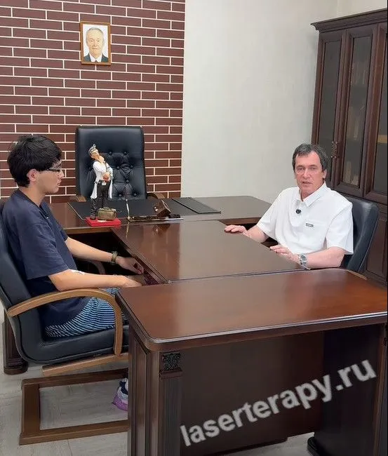 Калыгул Васкеев снова приехал к доктору Павлу Борисовичу Попову в Клинику ФДТ.