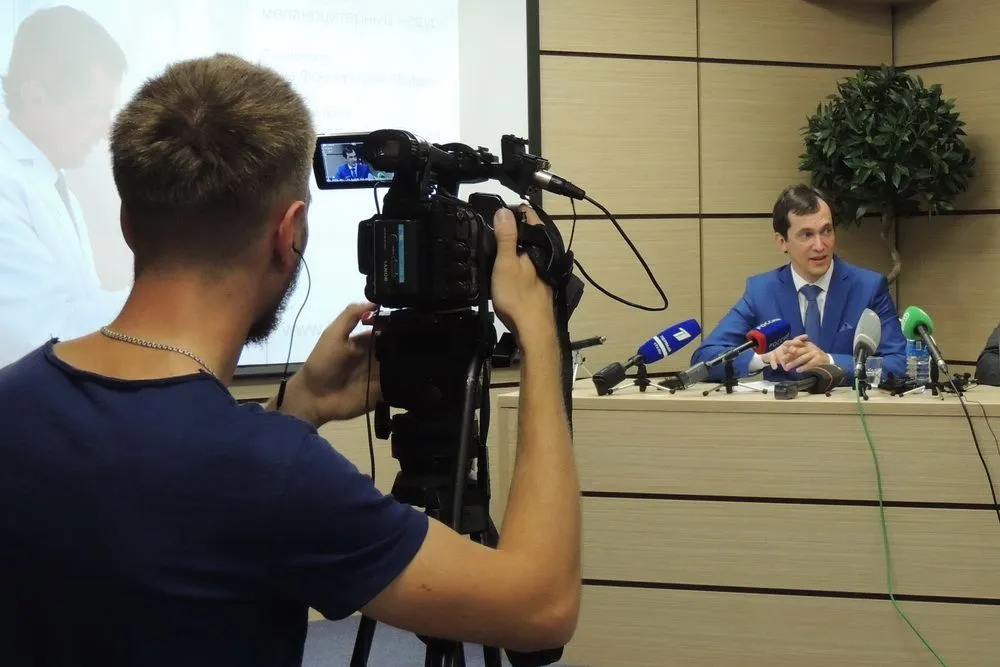 Пресс-конференция вызвала большой интерес у журналистов. Фото: АиФ/ Александр Власенко Пресс-конференция вызвала большой интерес у журналистов. Фото: АиФ/ Александр Власенко
